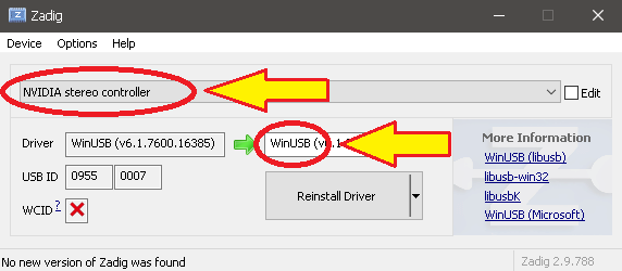 NVIDIA Emitter driver